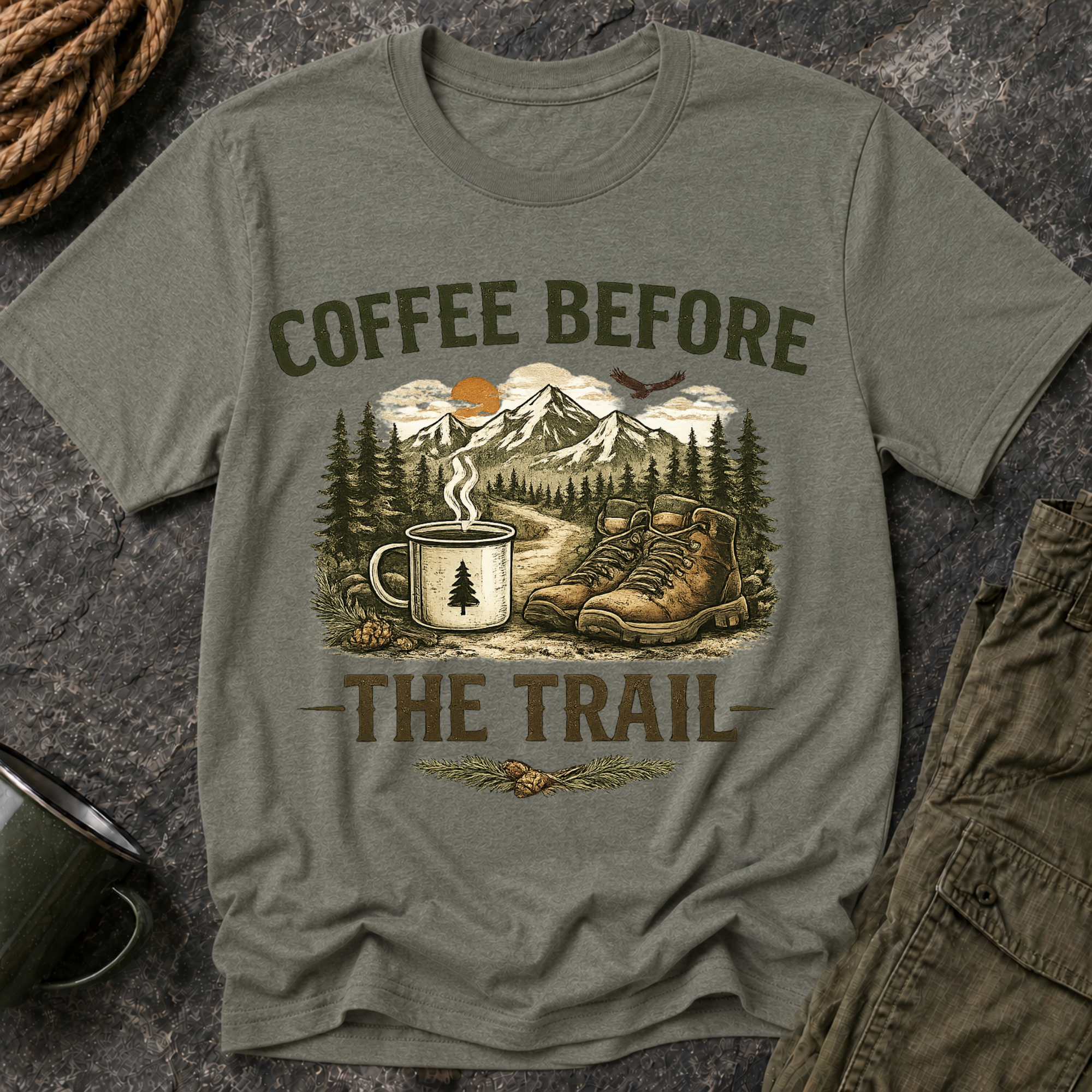 Coffee Before the Trail T-Shirt