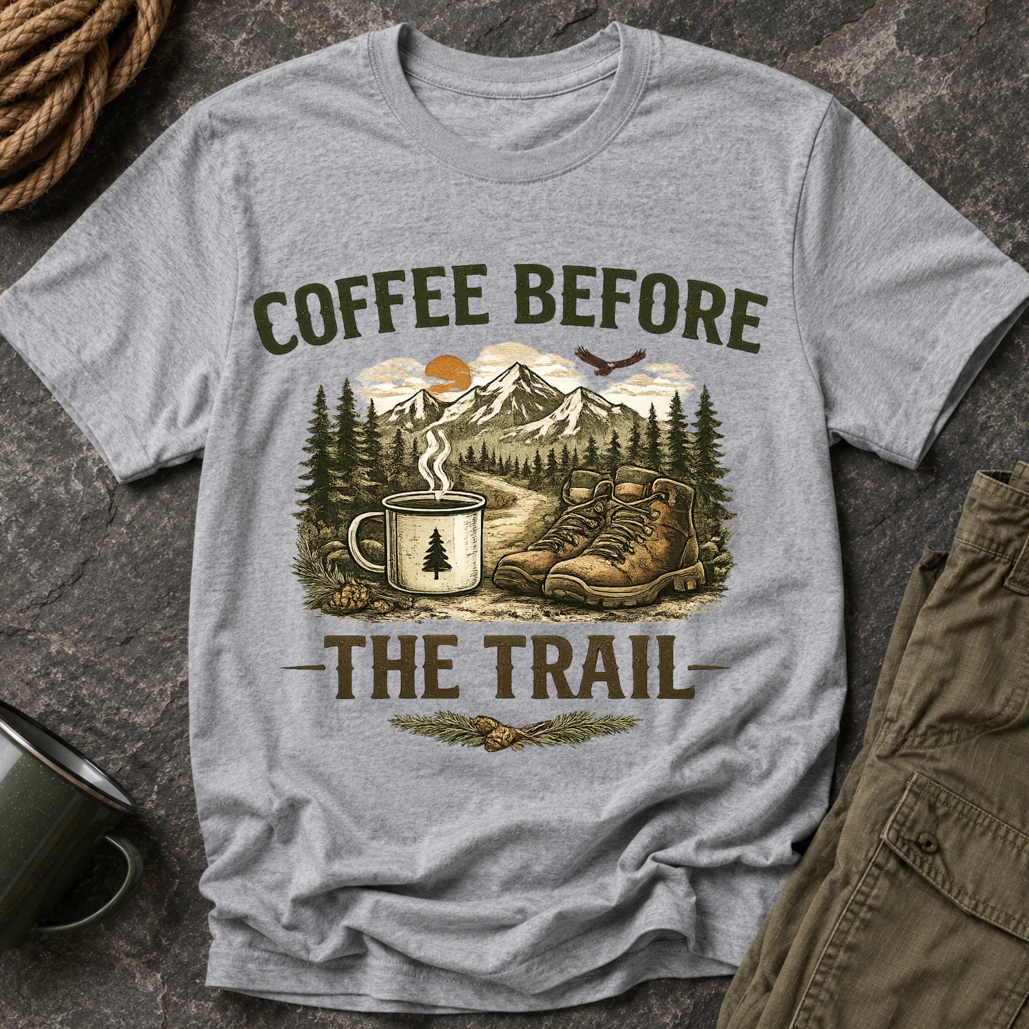 Coffee Before the Trail T-Shirt