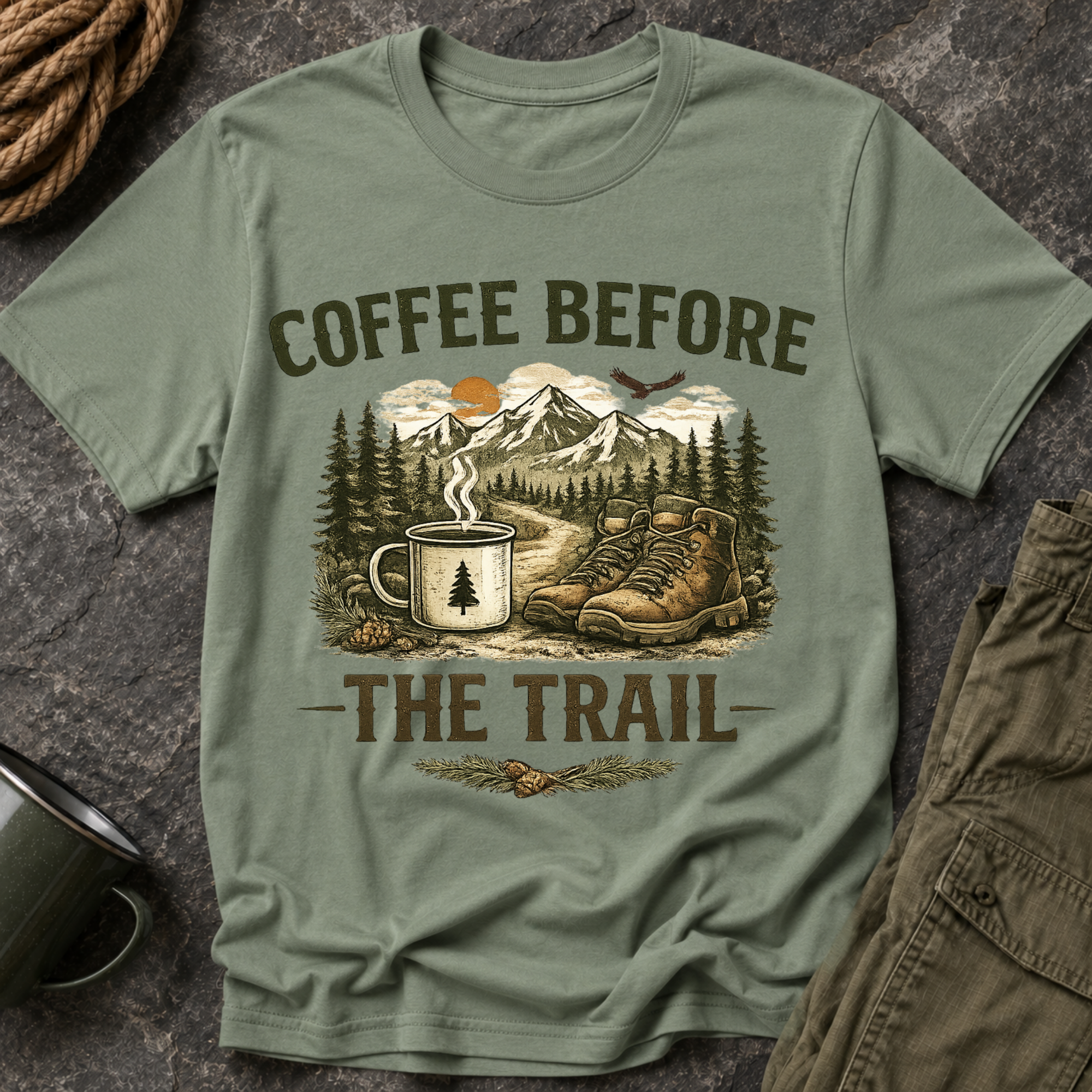 Coffee Before the Trail T-Shirt