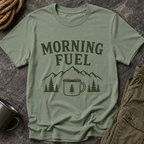 Morning Fuel Camp Coffee T‑Shirt