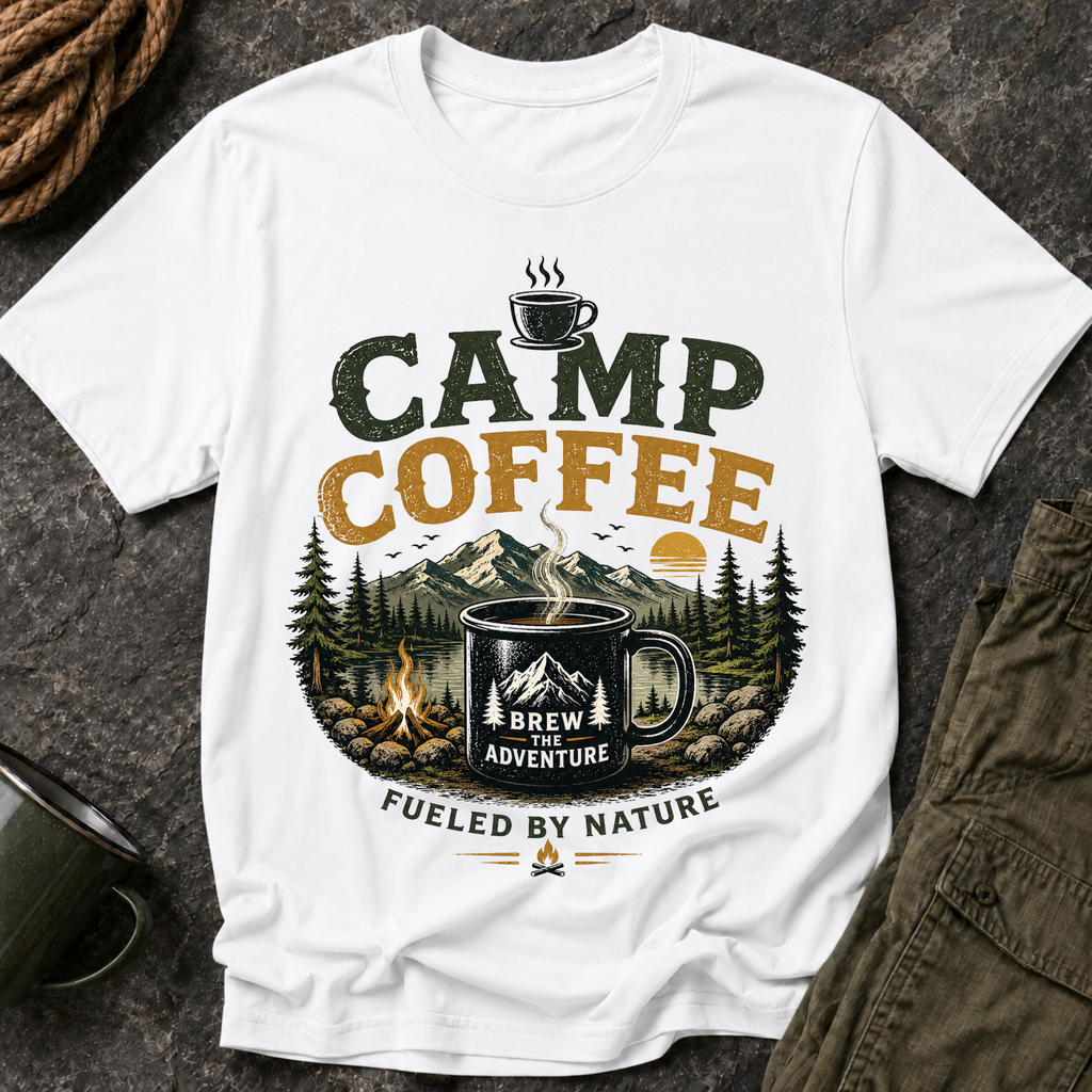 Camp Coffee Fueled By Nature T-Shirt