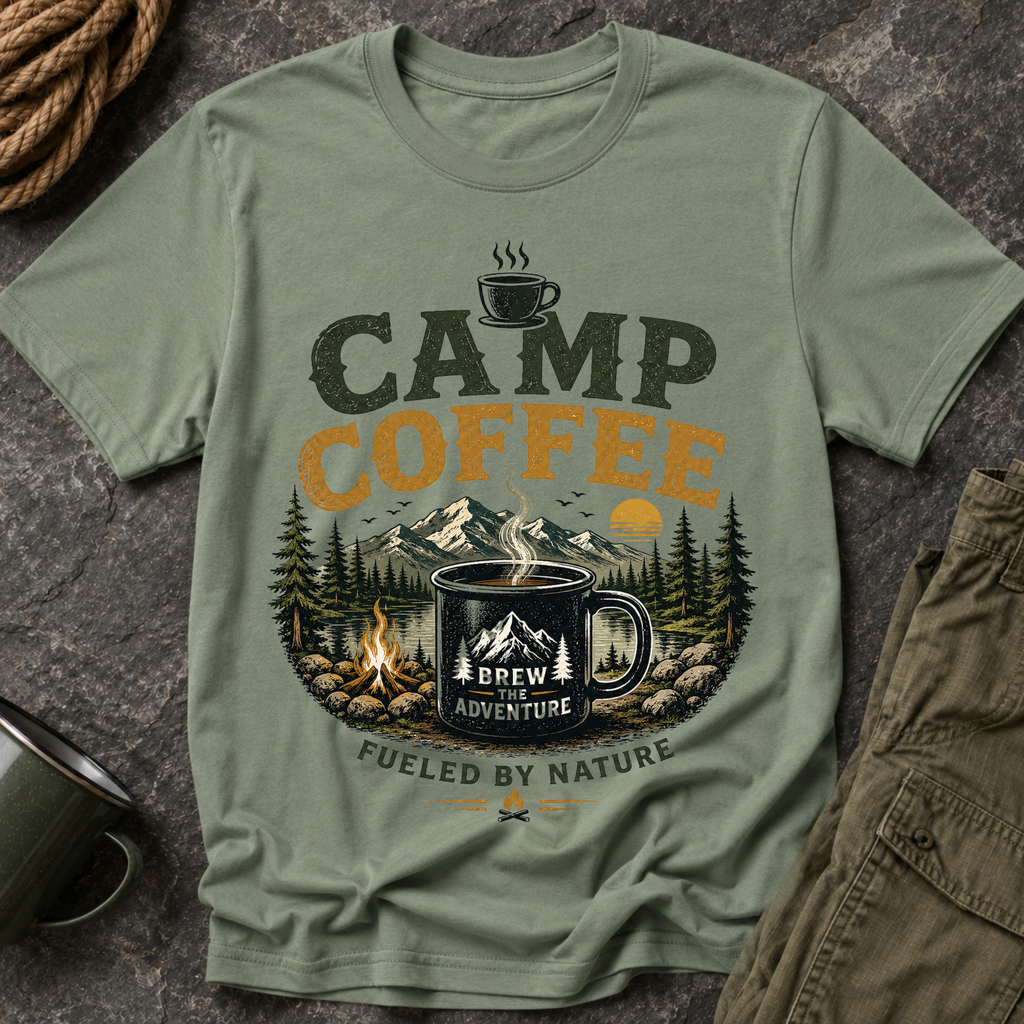 Camp Coffee Fueled By Nature T-Shirt