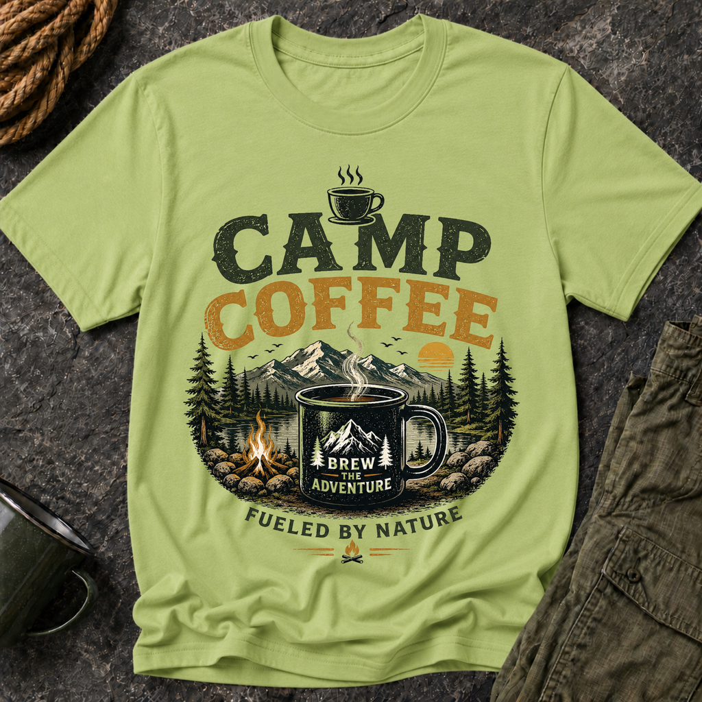 Camp Coffee Fueled By Nature T-Shirt