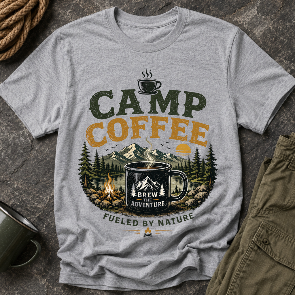 Camp Coffee Fueled By Nature T-Shirt