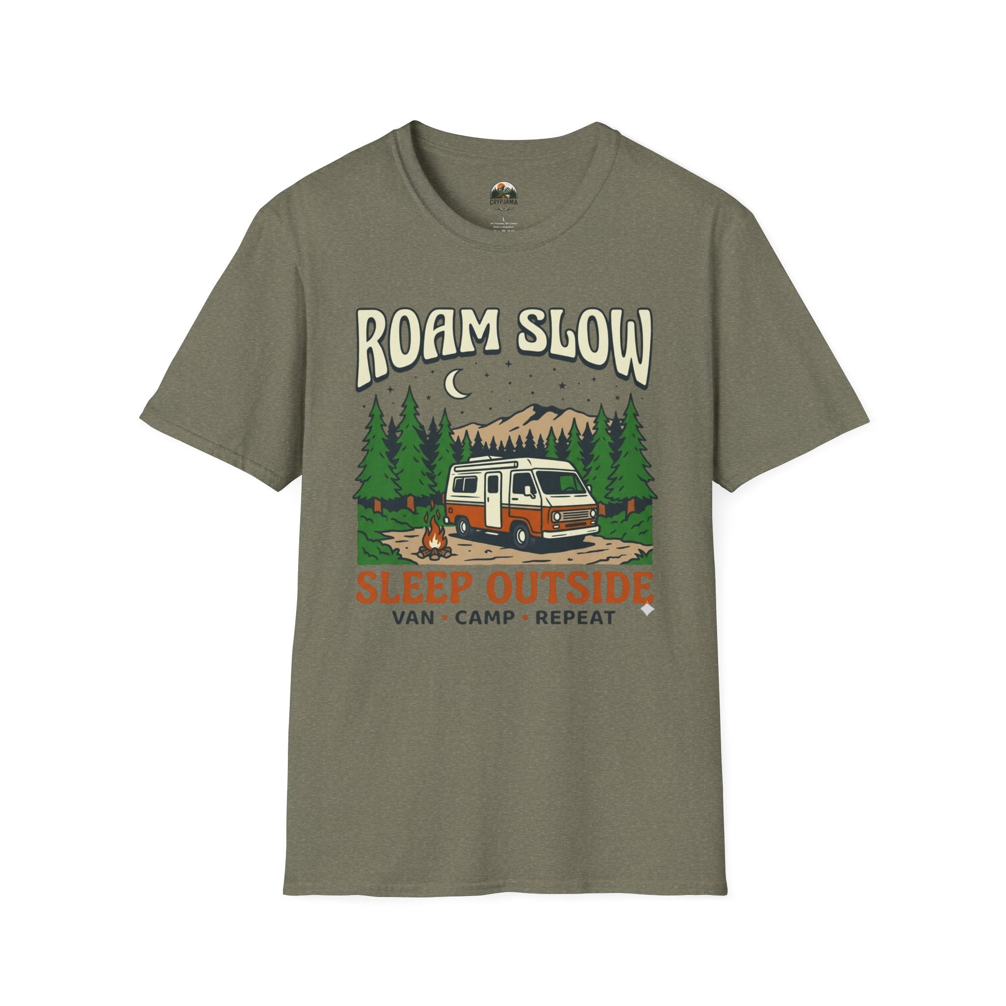 Roam Slow Camper T‑Shirt