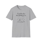 Cursive Chalkboard Writing T-Shirt