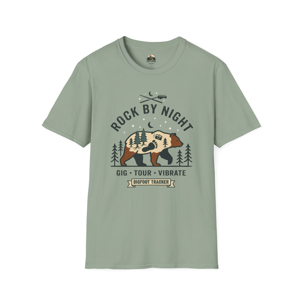 Rock By Night Bear Graphic T-Shirt