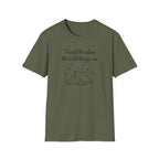 Cursive Chalkboard Writing T-Shirt