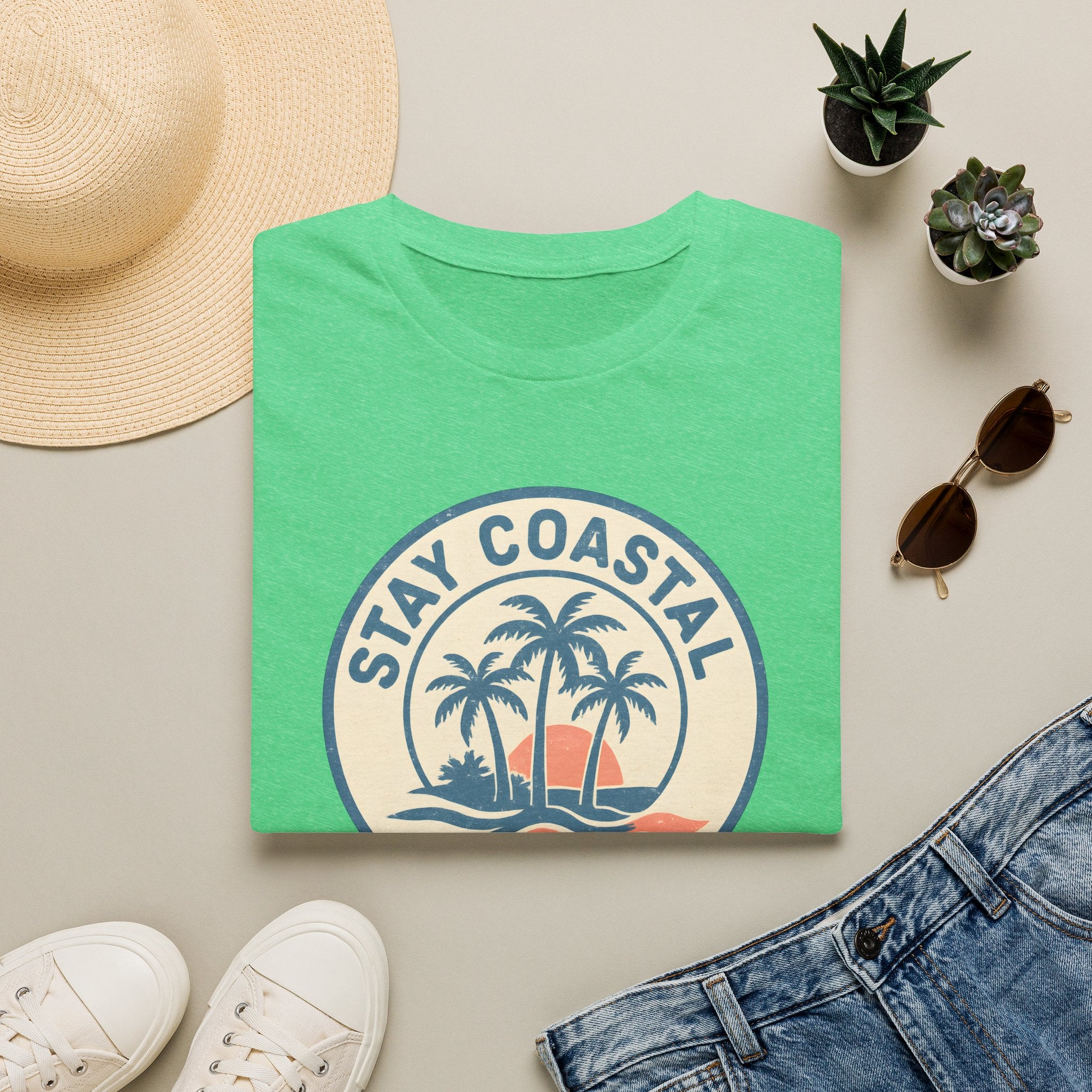 Tropical Island Sunset T-Shirt