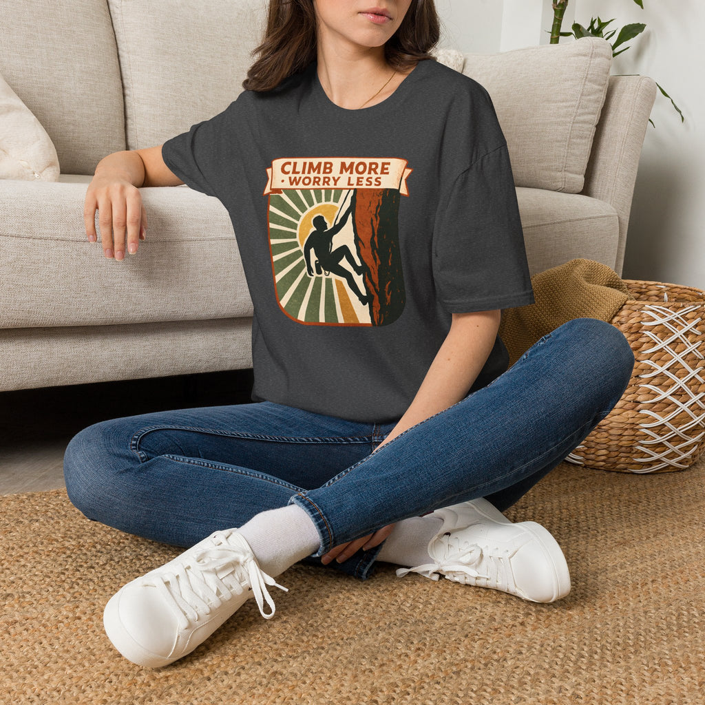 Climb More Worry Less T-Shirt