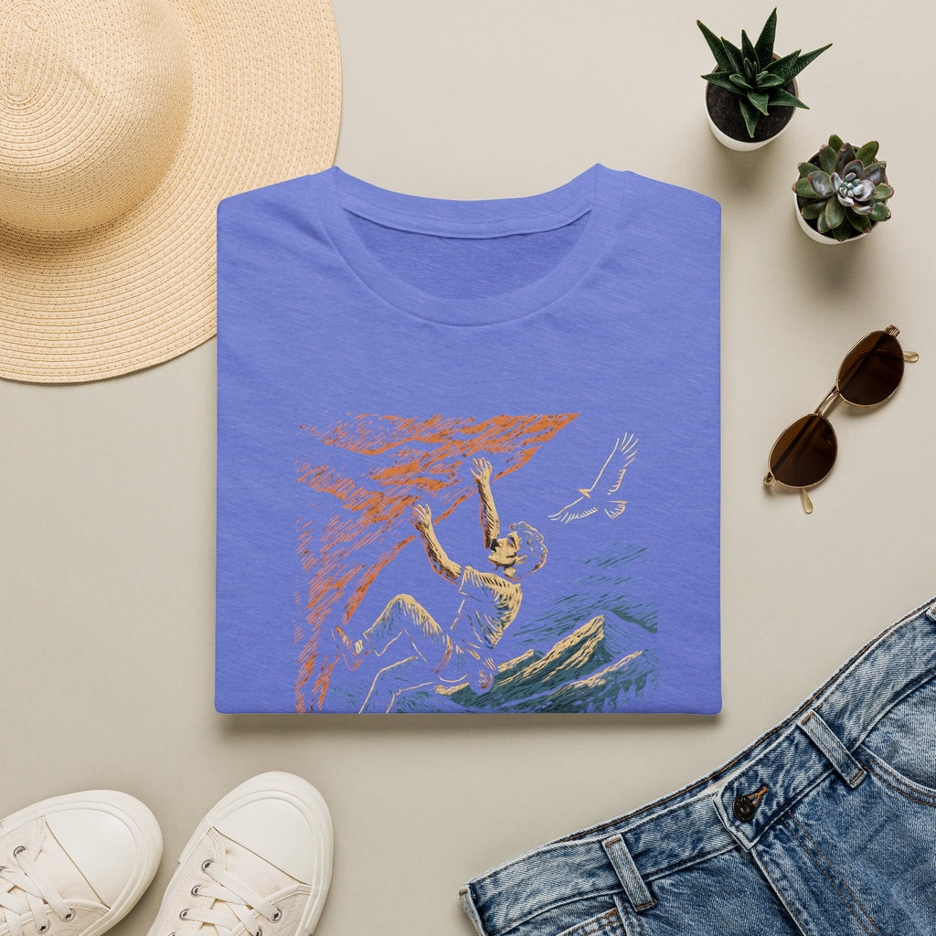 Climber on cliff T-Shirt
