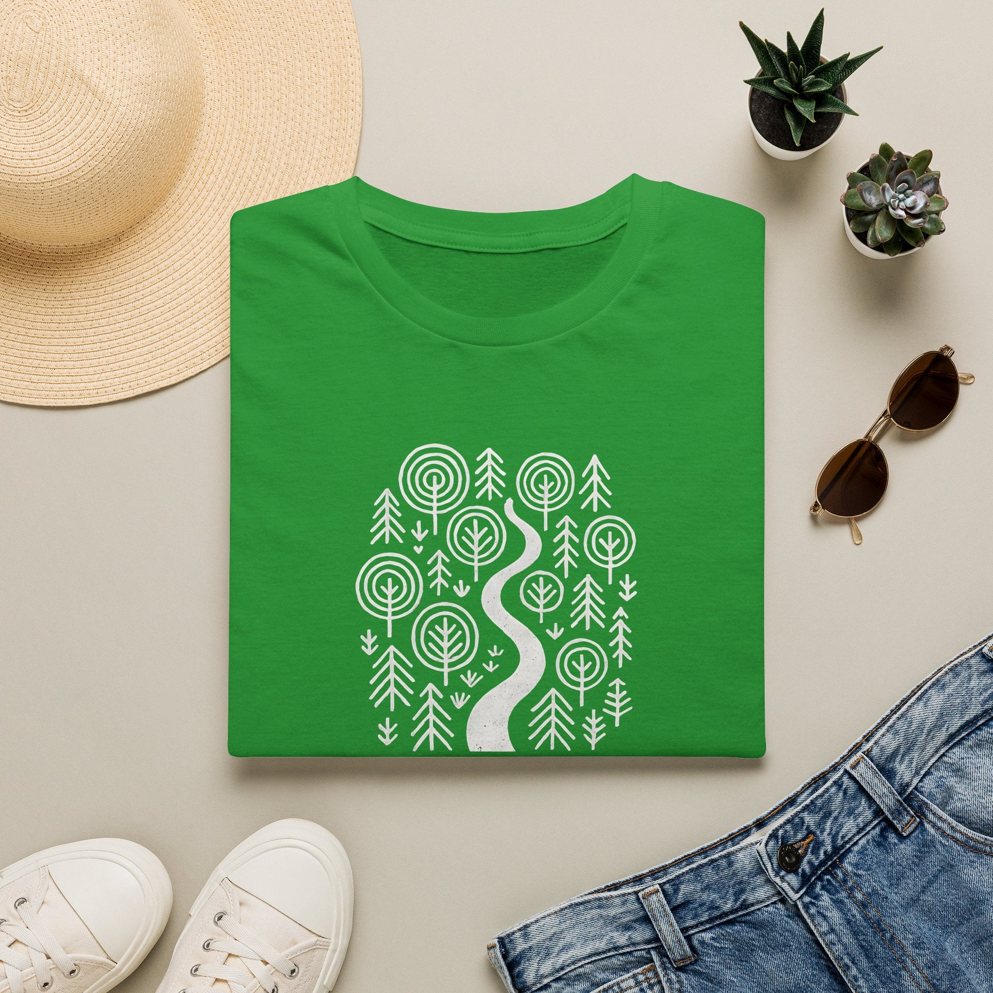 Winding Path Through Forest T-Shirt
