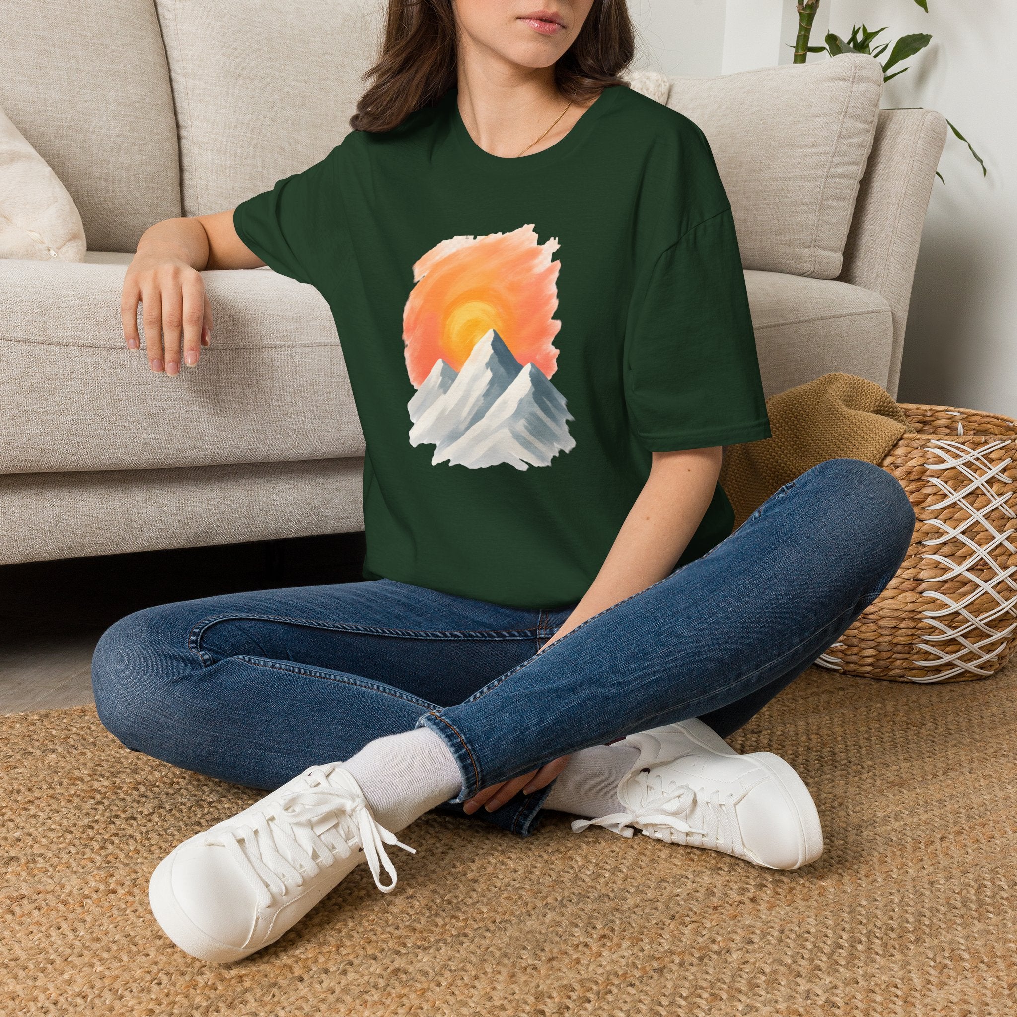 Sunrise Over Peaks T-Shirt