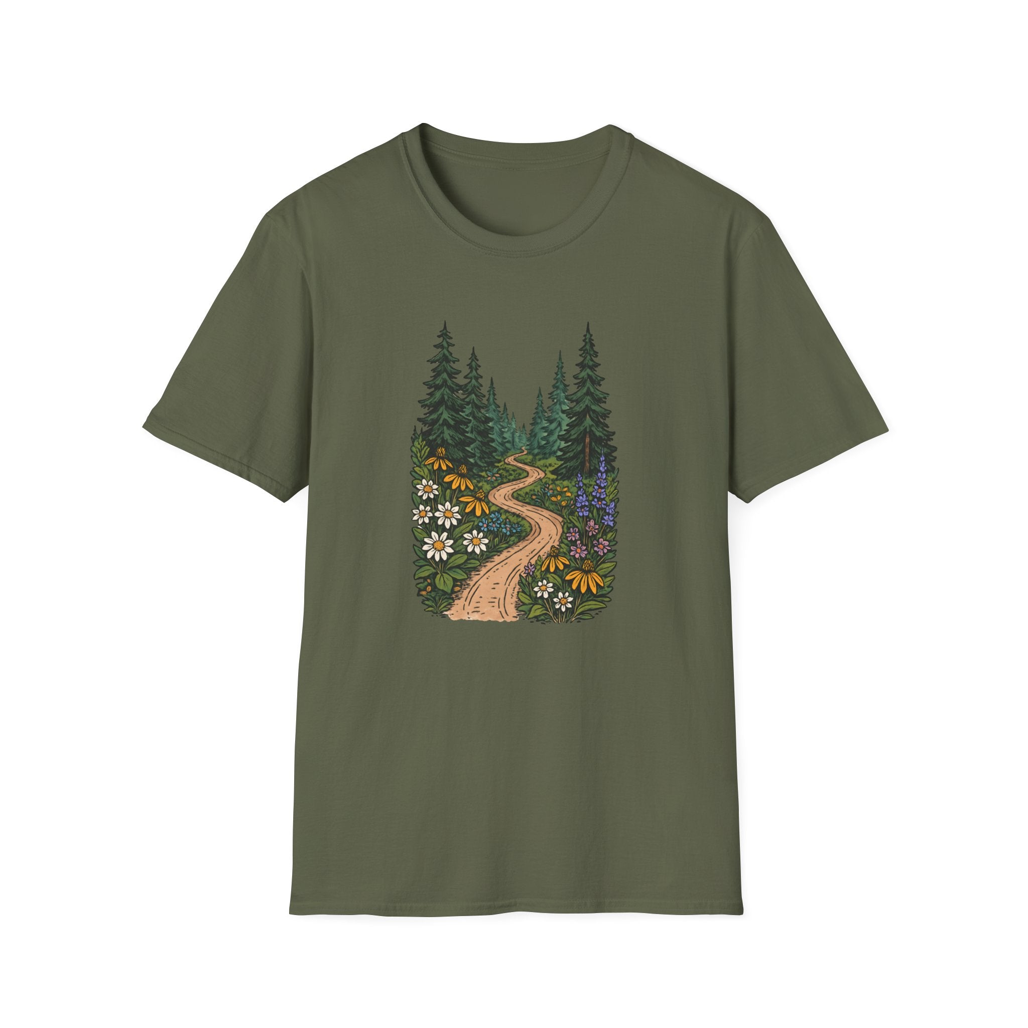 Winding Forest Path T-Shirt