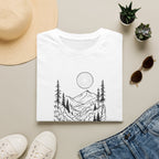 Moonlit Mountain Landscape T-Shirt