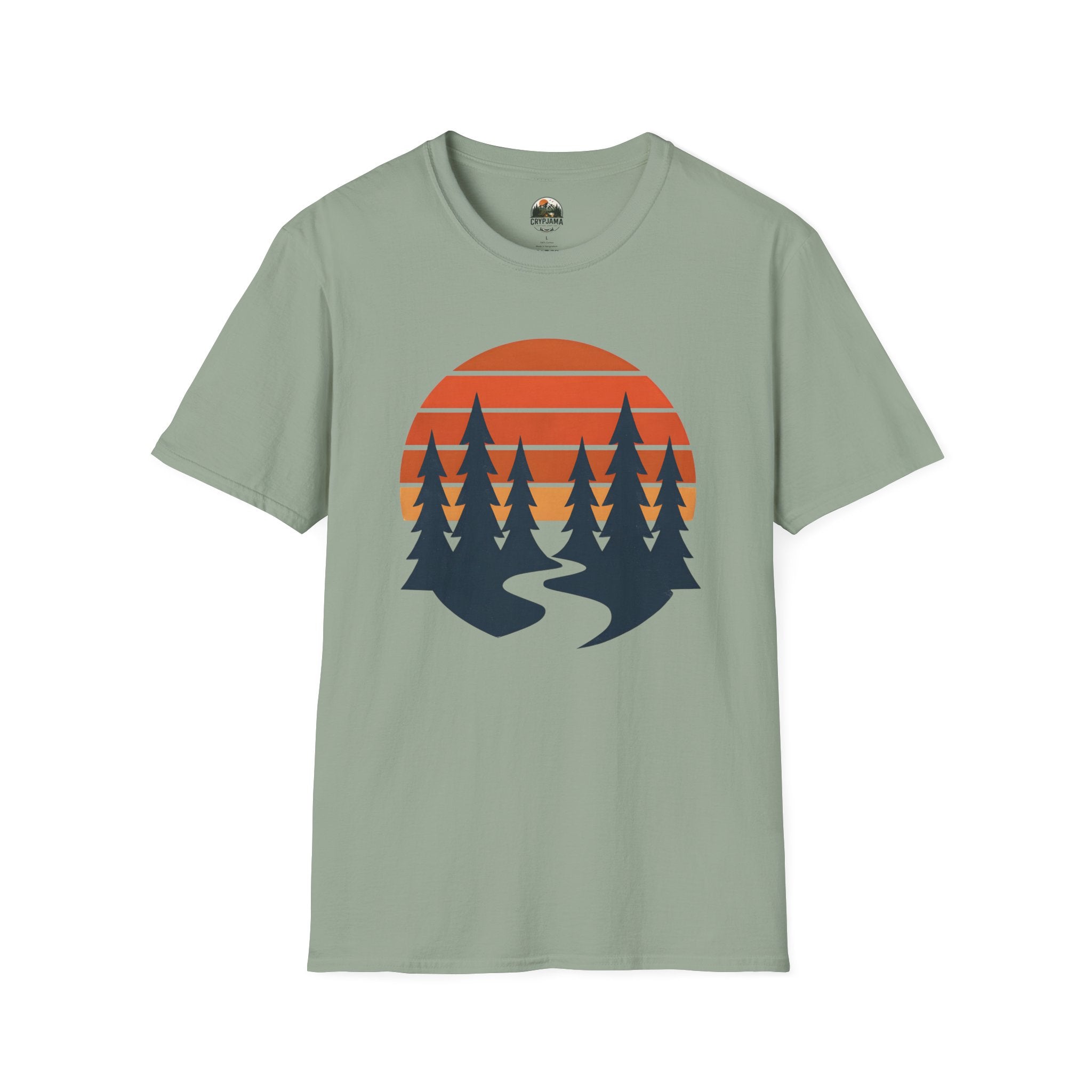 Retro Sunset Forest T-Shirt