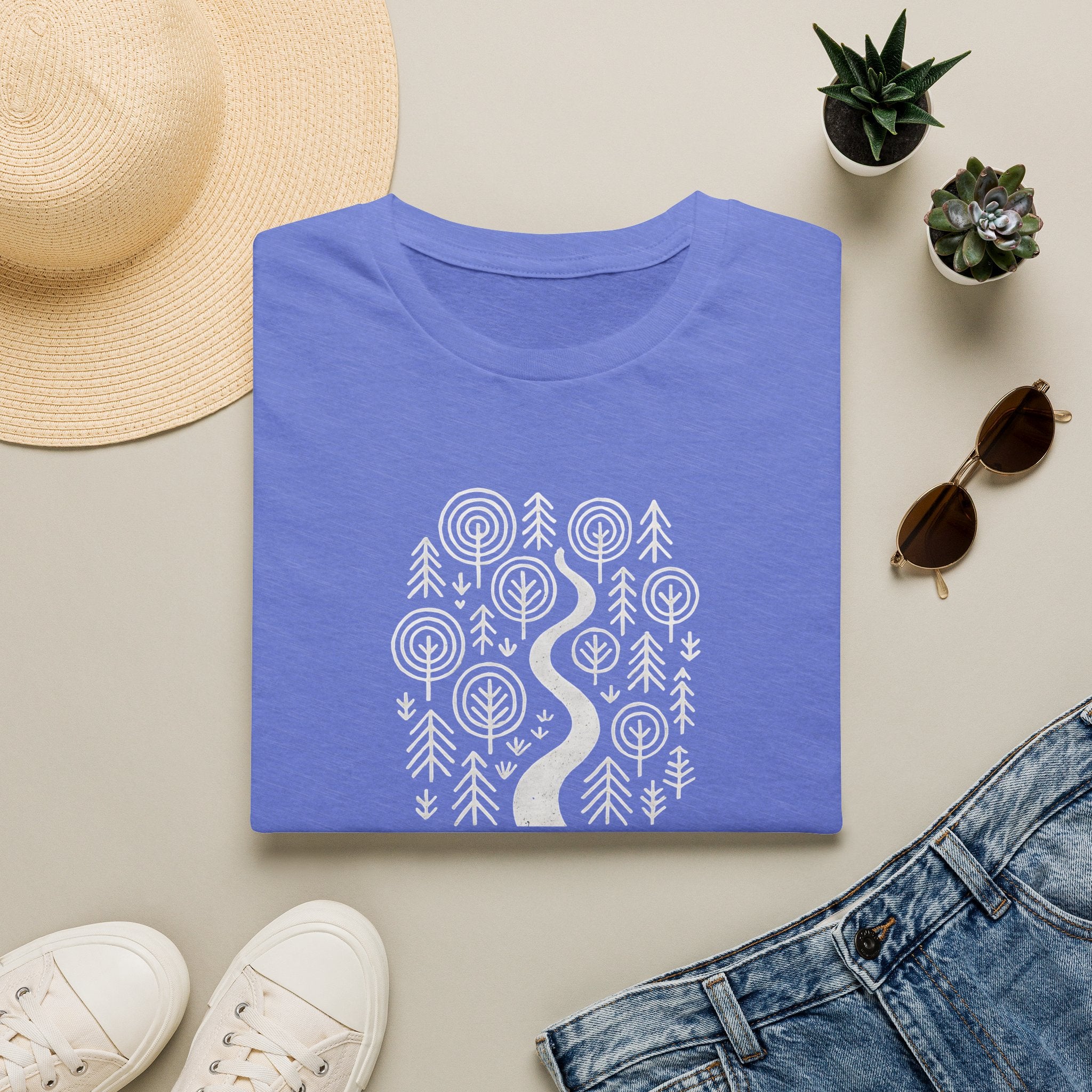 Winding Path Through Forest T-Shirt