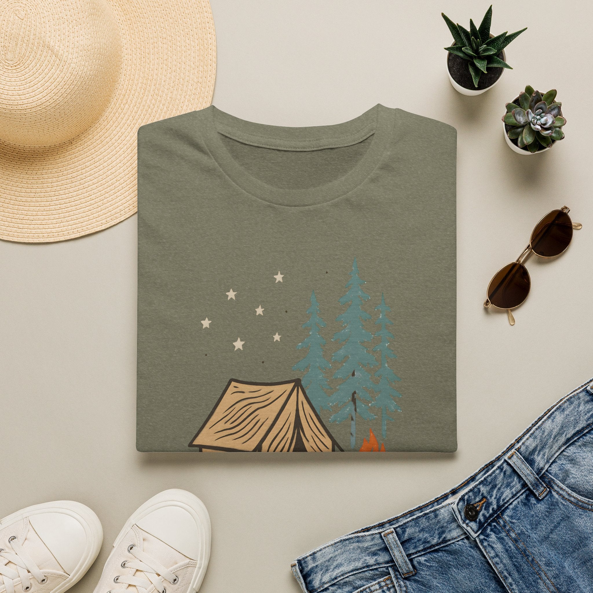 Camping under stars T-Shirt