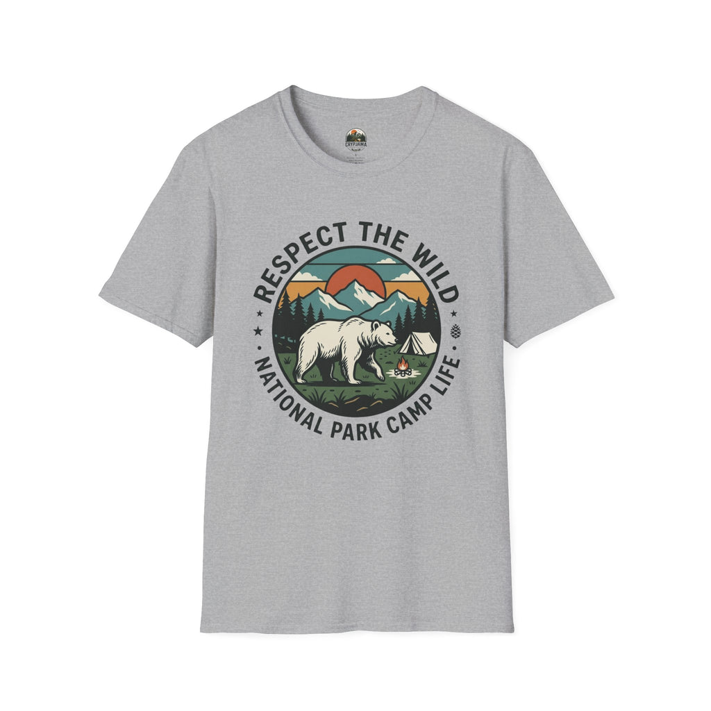 Respect The Wild Bear T-Shirt after 40