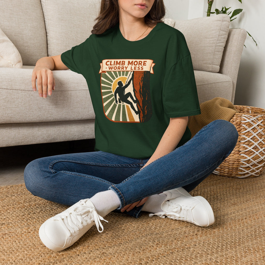 Climb More Worry Less T-Shirt