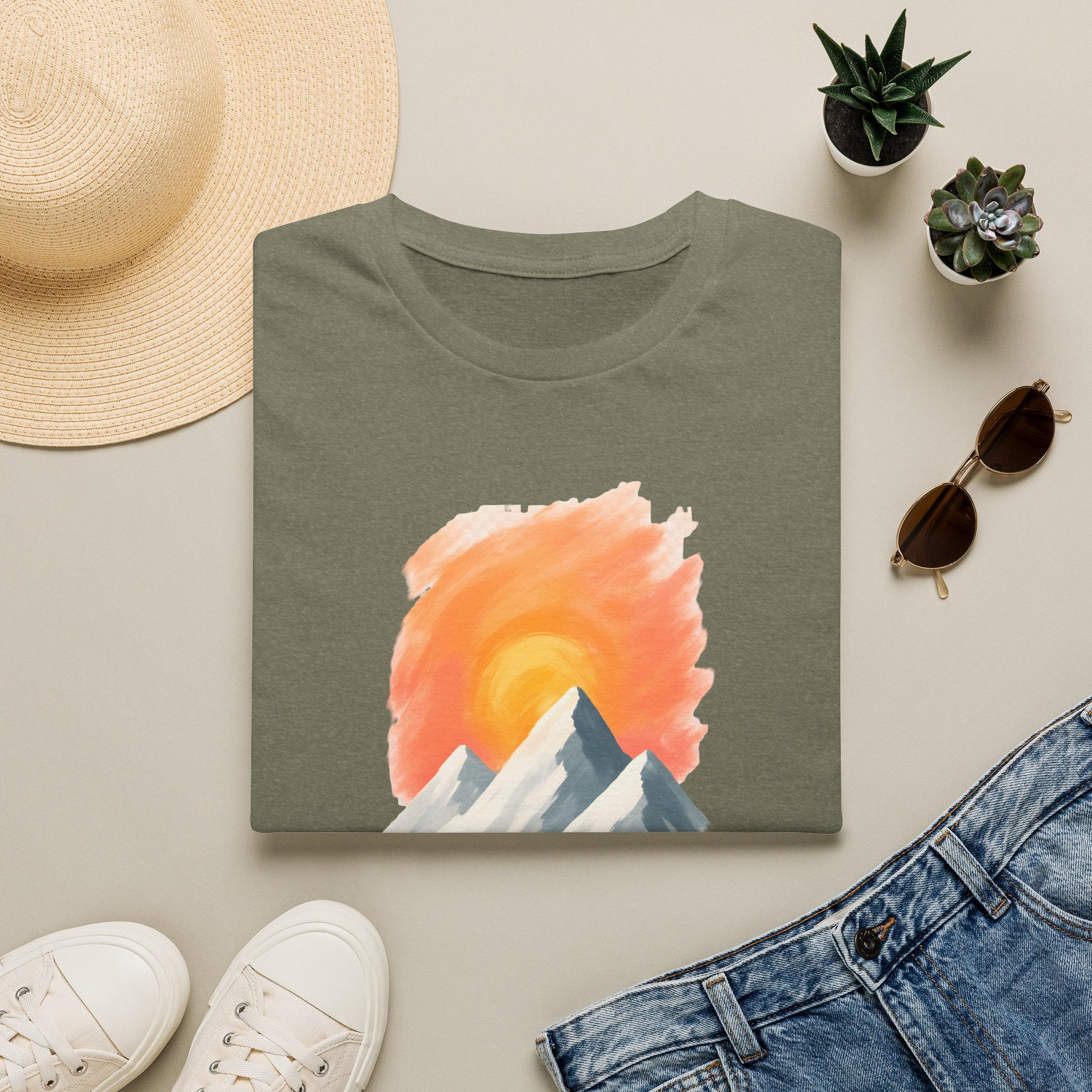 Sunrise Over Peaks T-Shirt
