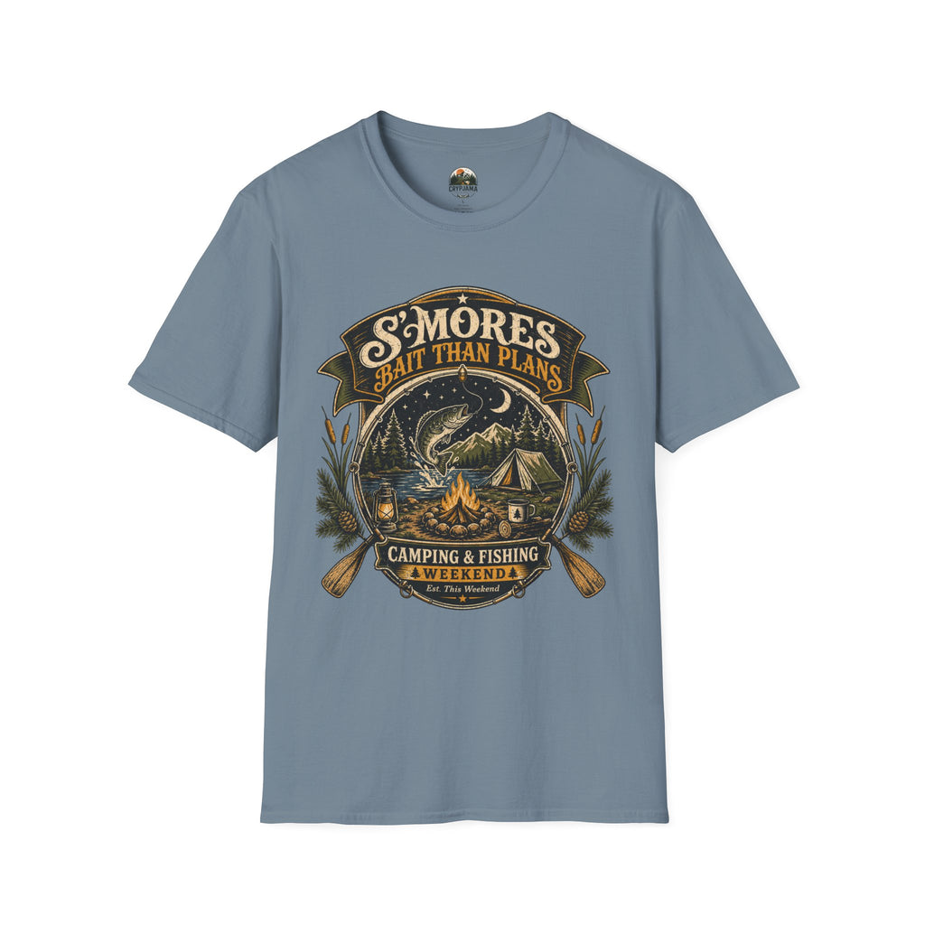 S'mores > Plans Camping T‑Shirt