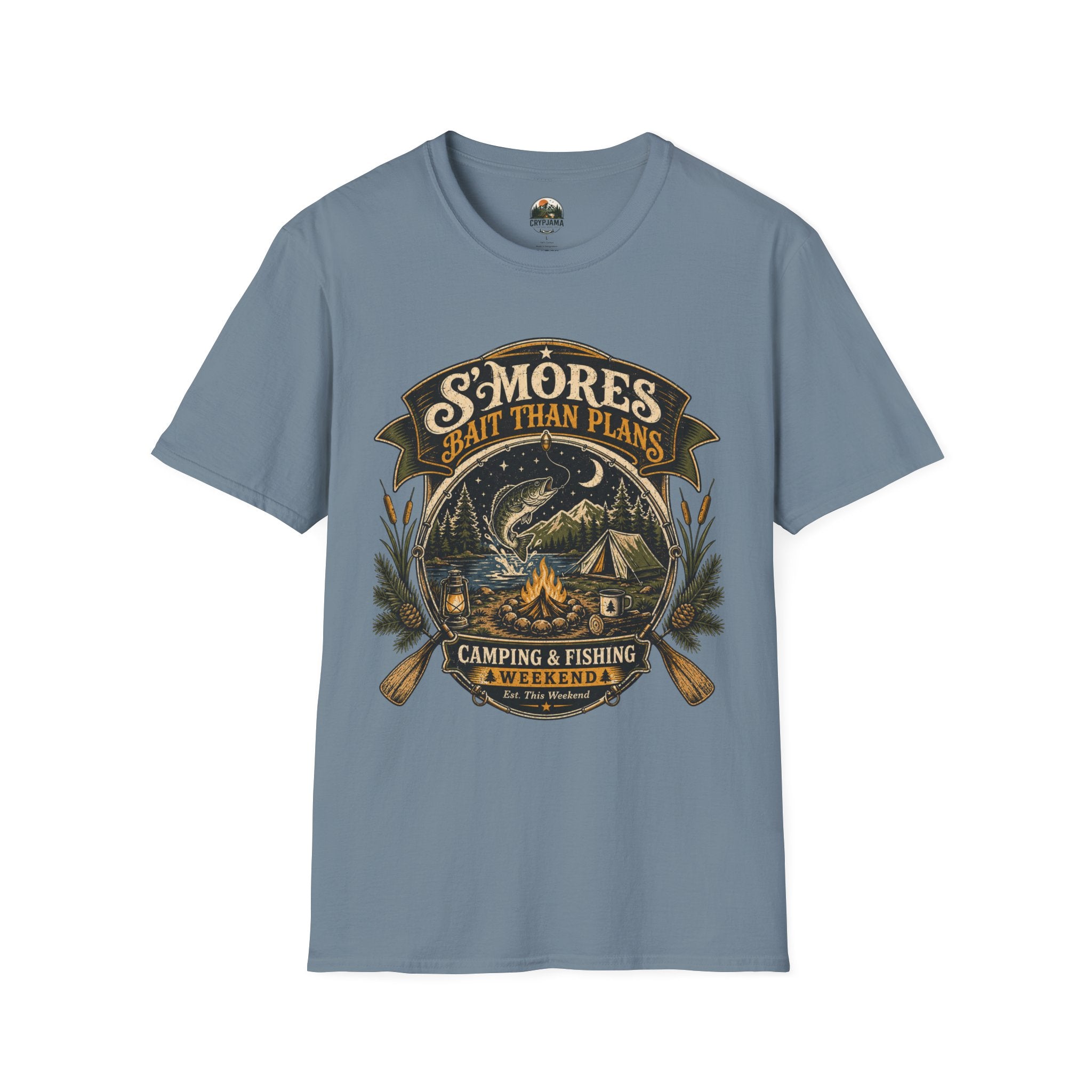 S'mores > Plans Camping T‑Shirt
