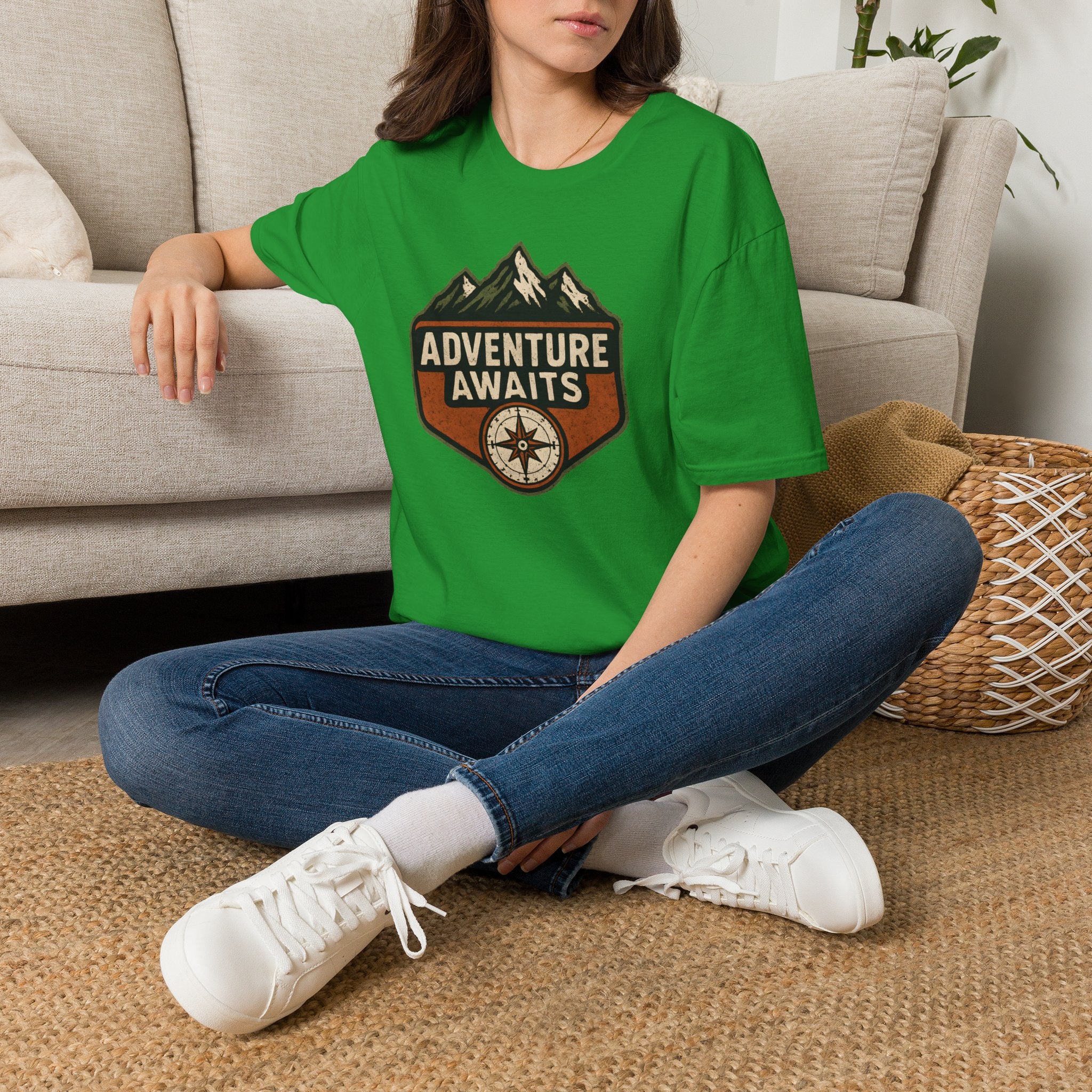 Adventure Awaits Patch T-Shirt