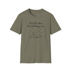 Cursive Chalkboard Writing T-Shirt