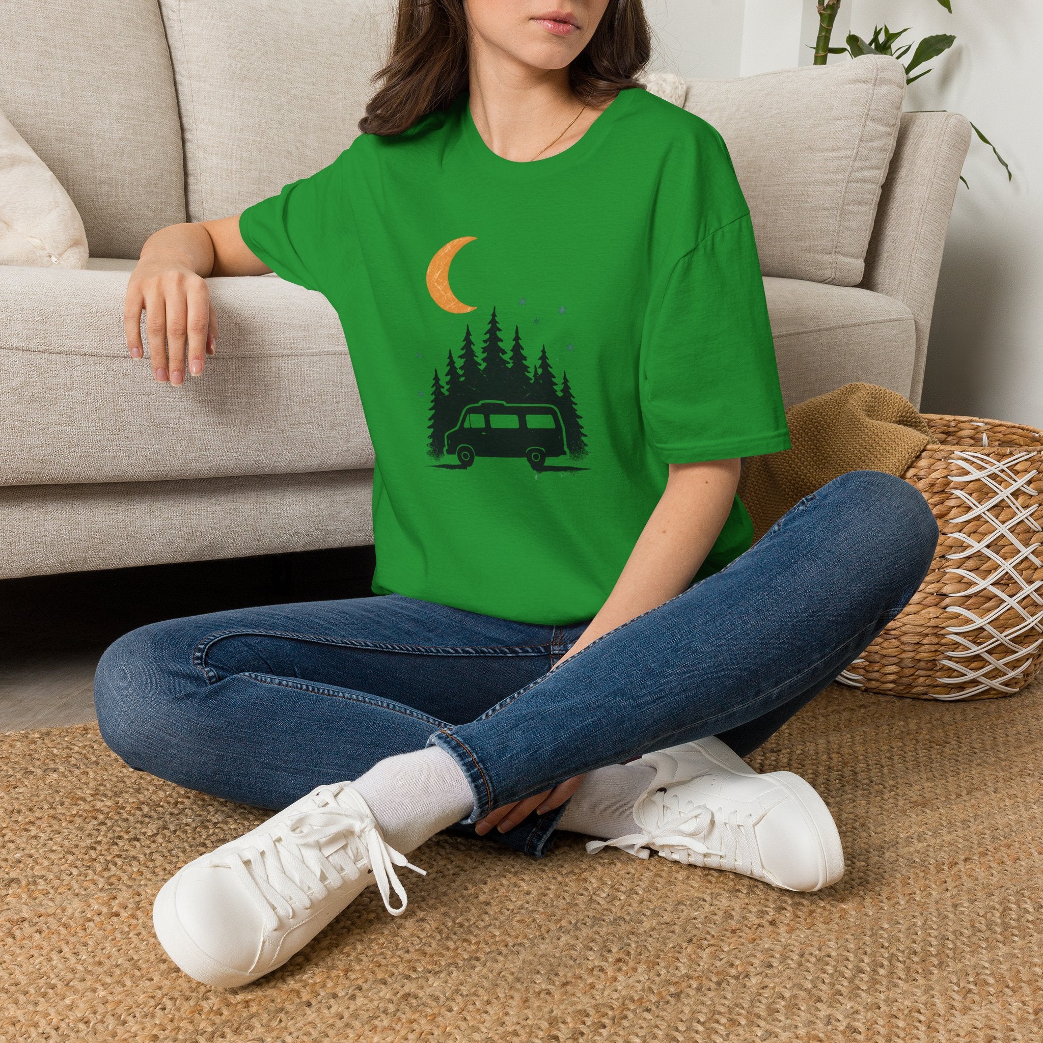 Moonlit Forest Camper T-Shirt