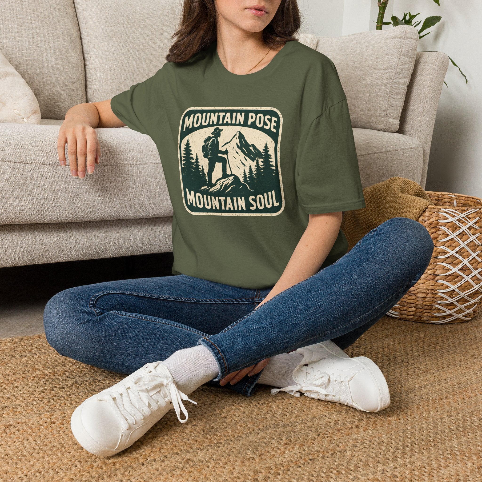 Mountain Hiker Silhouette T-Shirt
