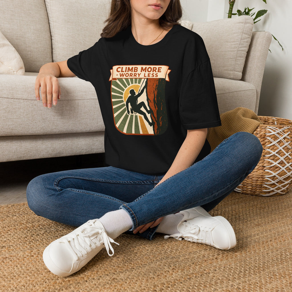 Climb More Worry Less T-Shirt