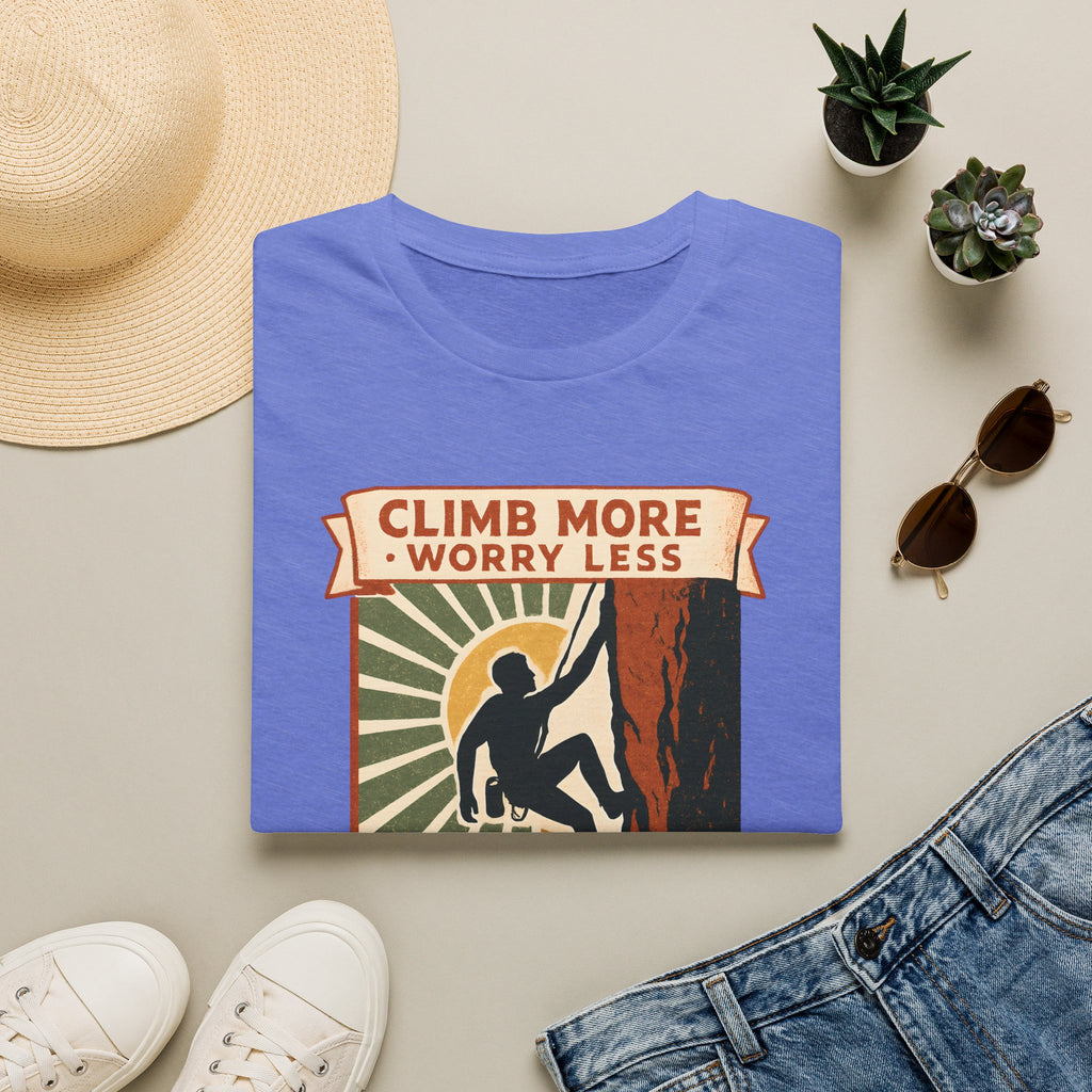 Climb More Worry Less T-Shirt