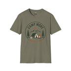 Camp More Camping T-Shirt — 'Camp More Worry Less' Outdoor Graphic Tee