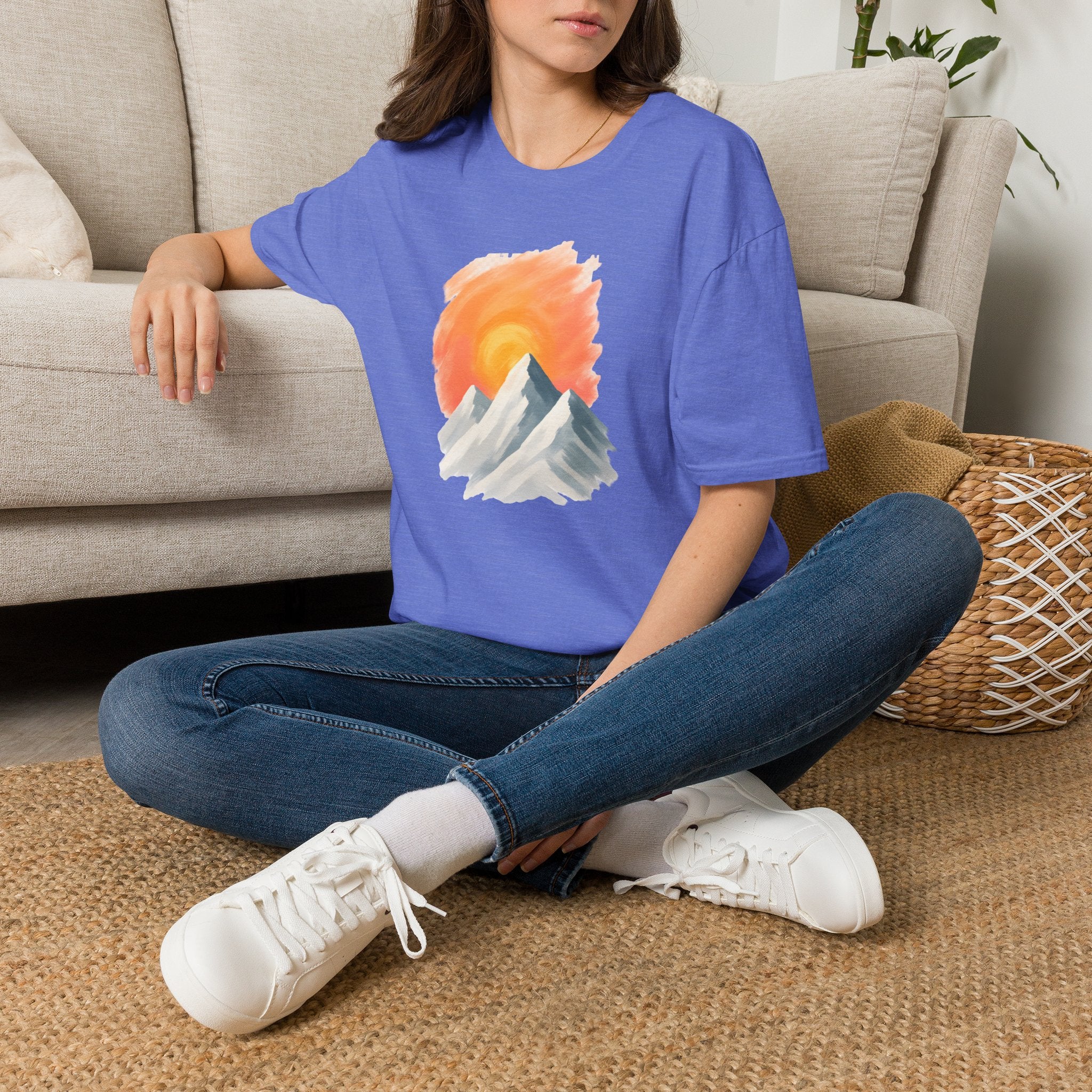Sunrise Over Peaks T-Shirt