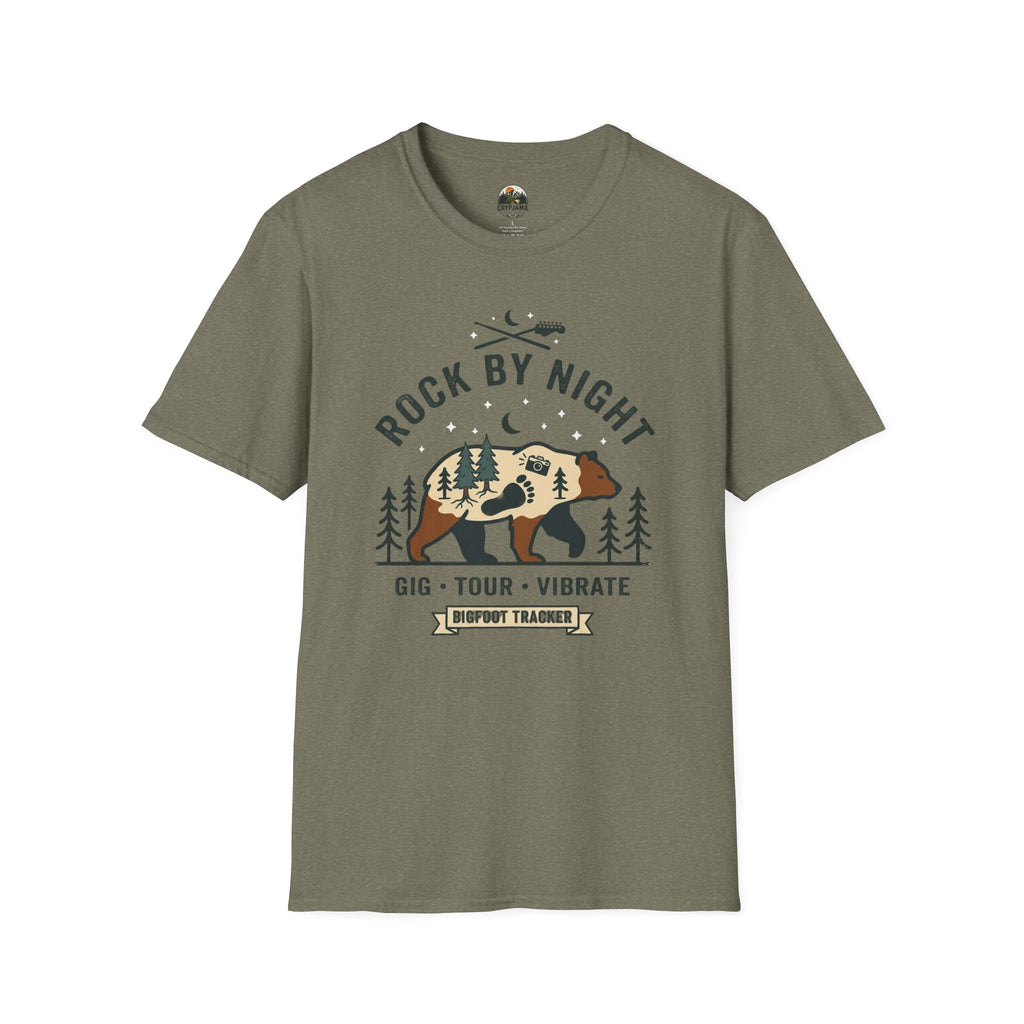 Rock By Night Bear Graphic T-Shirt