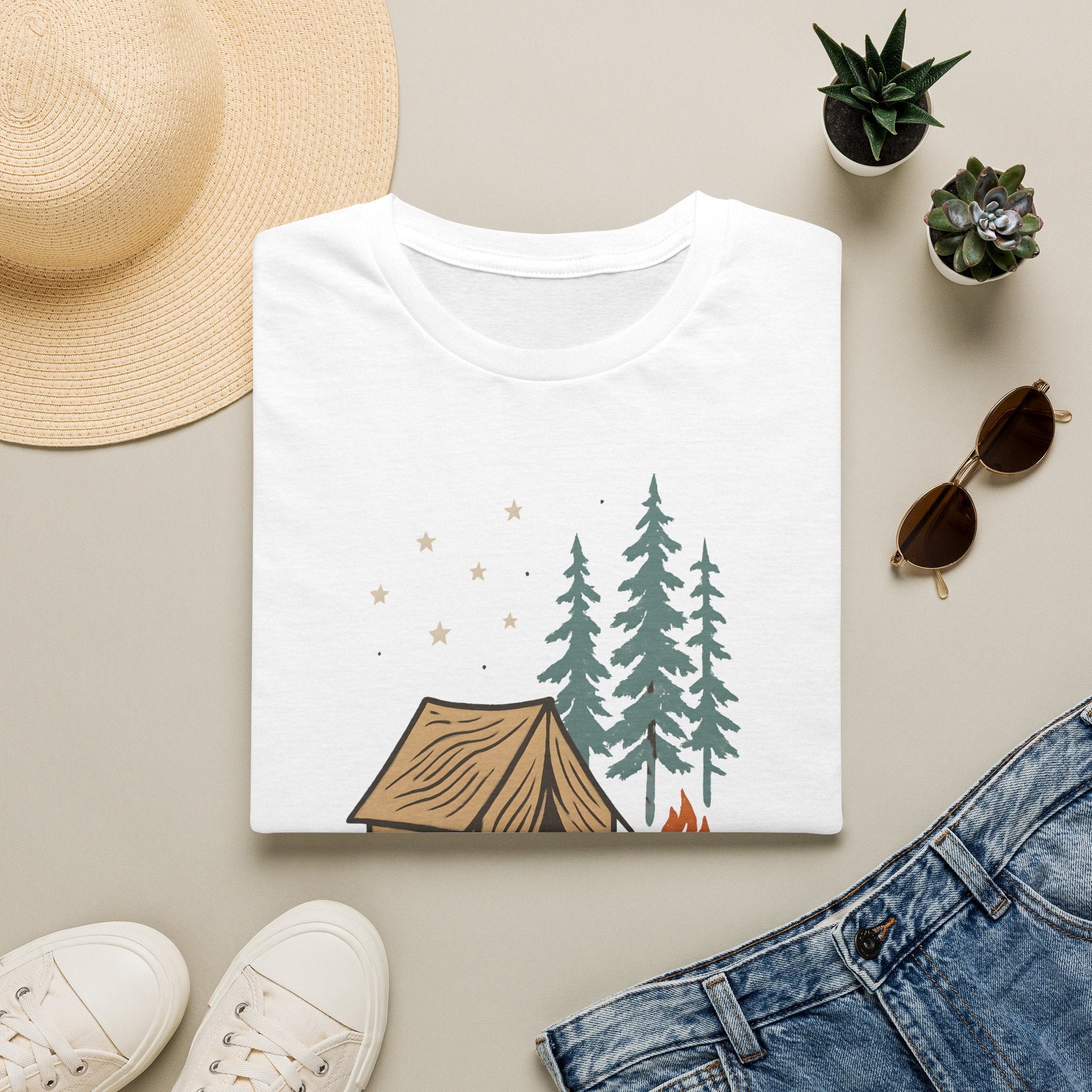 Camping under stars T-Shirt