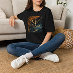 Climber on cliff T-Shirt