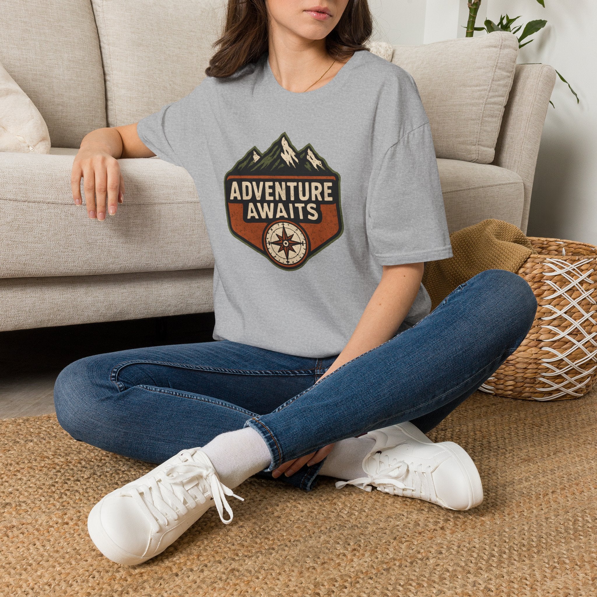 Adventure Awaits Patch T-Shirt