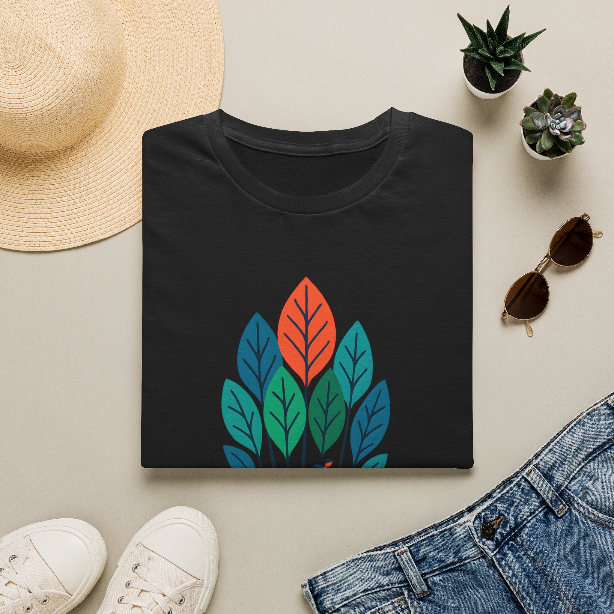 Hiker in Leaves T-Shirt