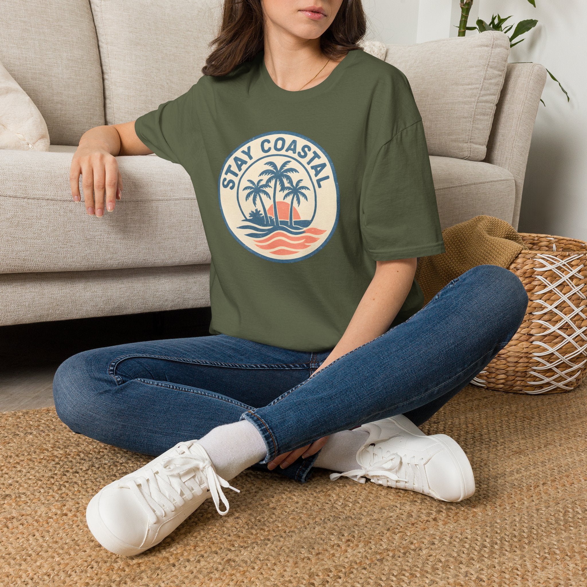 Tropical Island Sunset T-Shirt