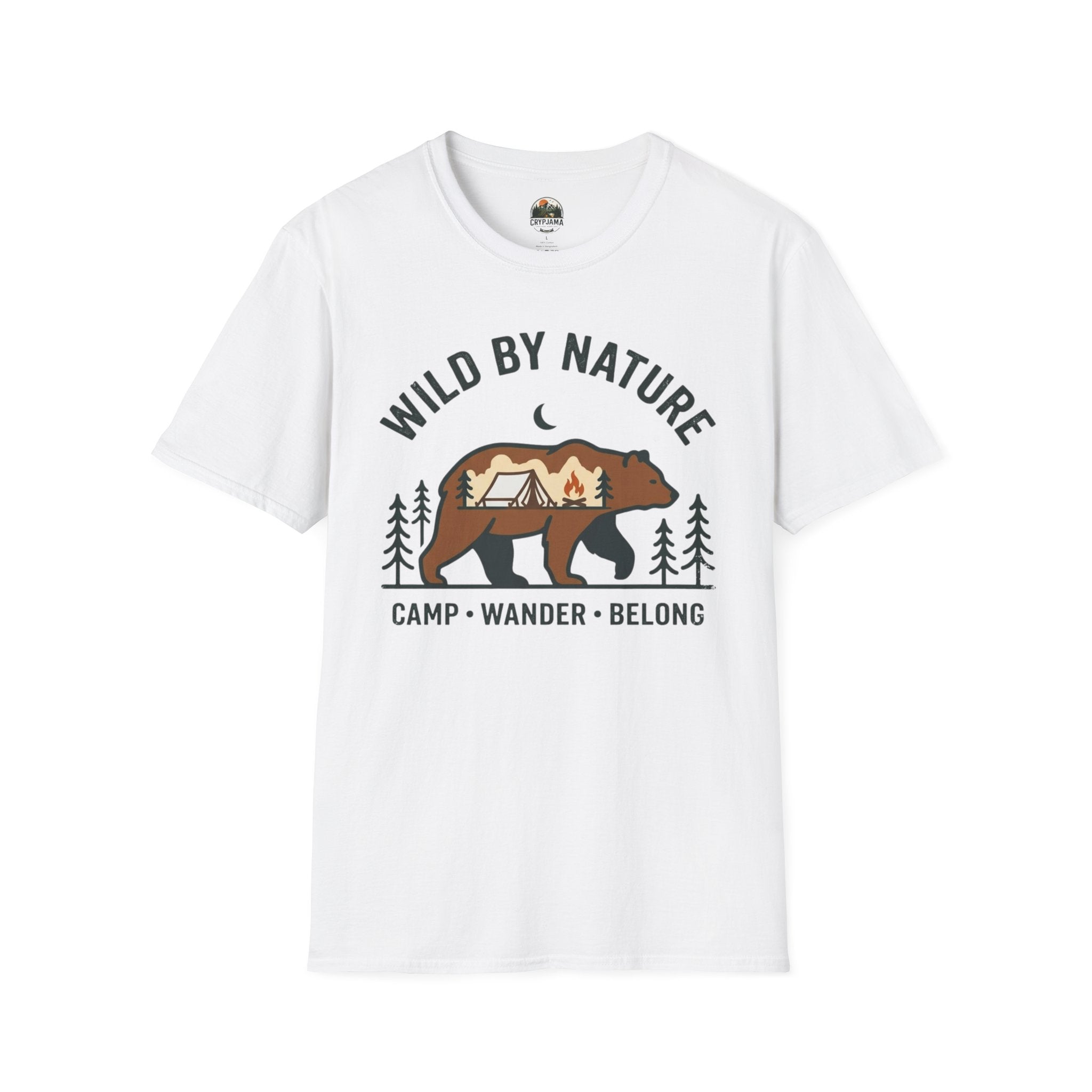 Wild by Nature Bear Camping T-Shirt