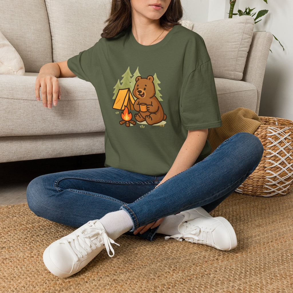 Bear at Campfire T-Shirt