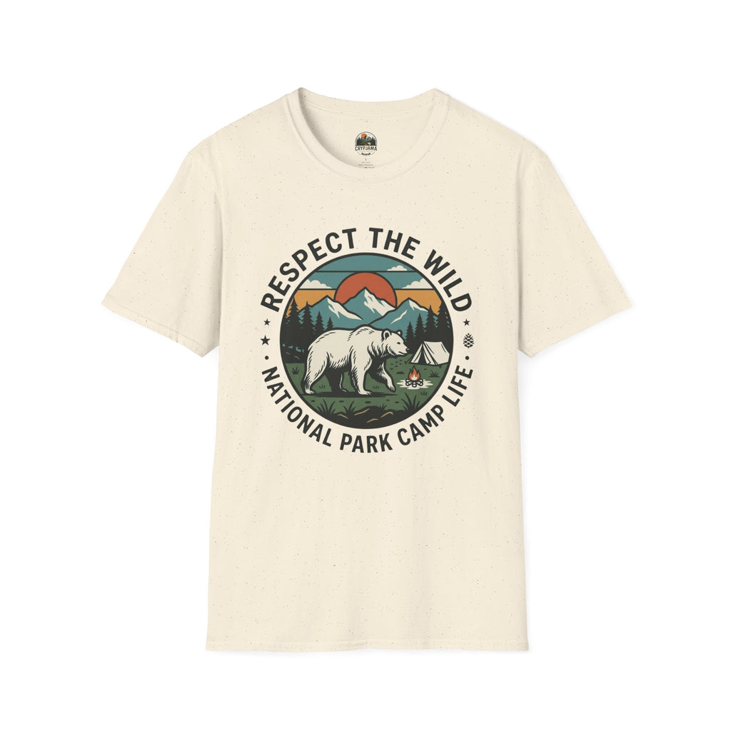 Respect The Wild Bear T-Shirt after 40