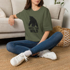 Bear silhouette with text T-Shirt