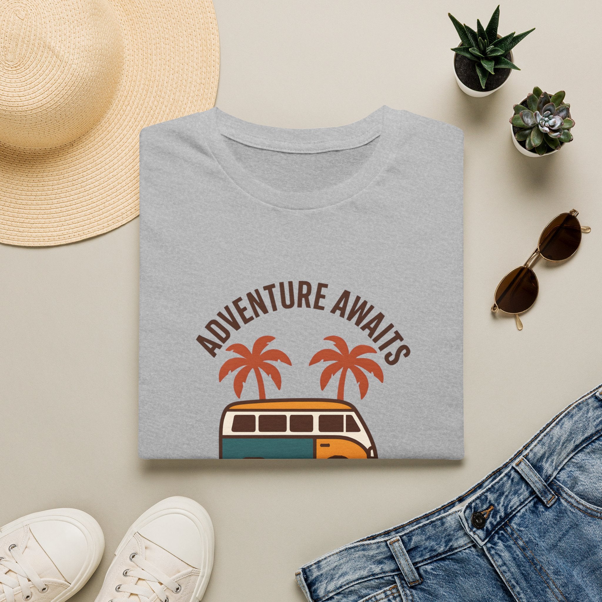 Adventure Awaits Van T-Shirt