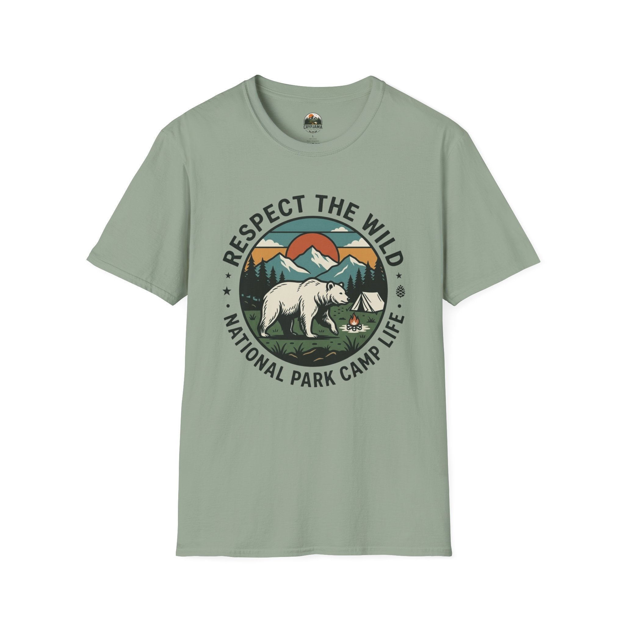 Respect The Wild Bear T-Shirt after 40