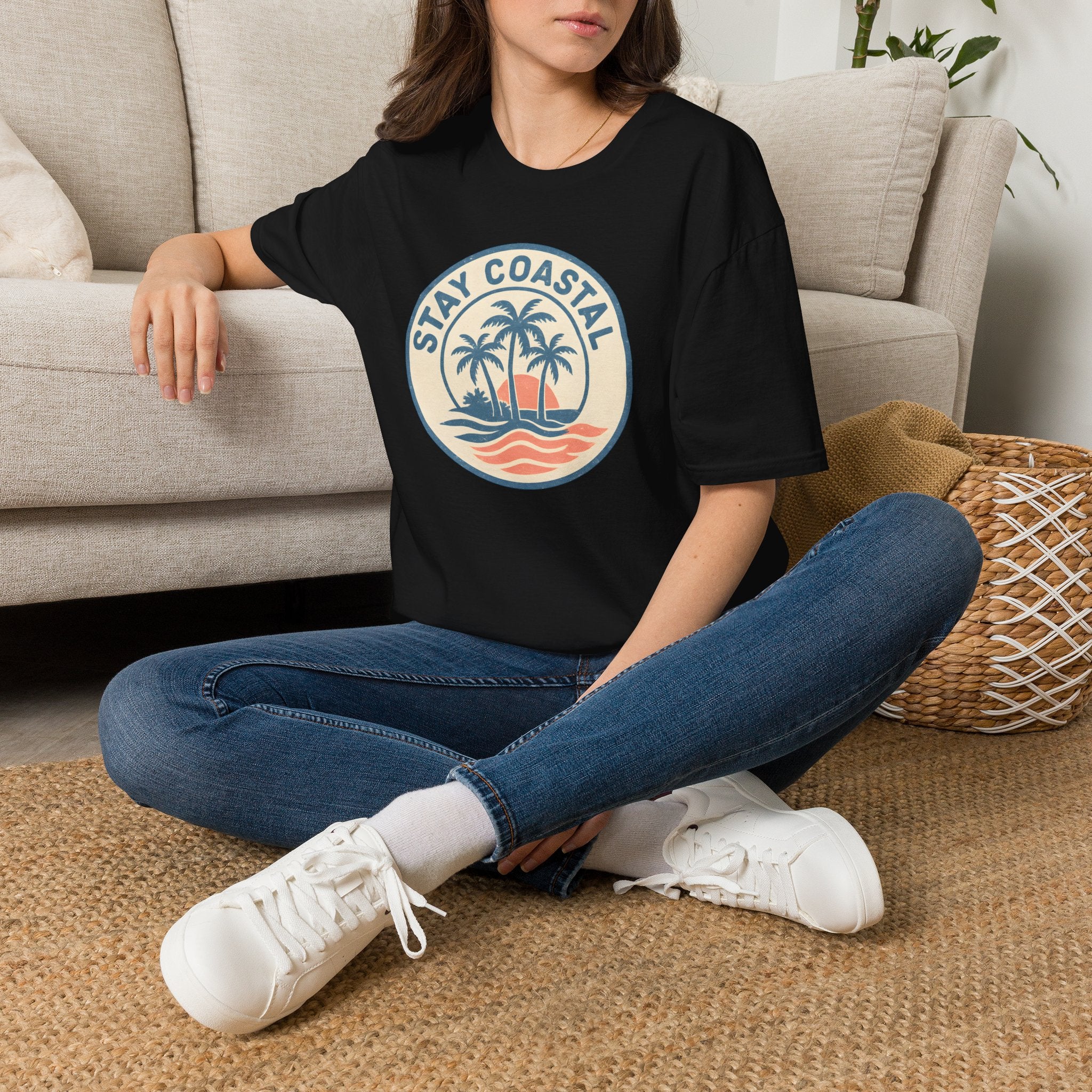 Tropical Island Sunset T-Shirt