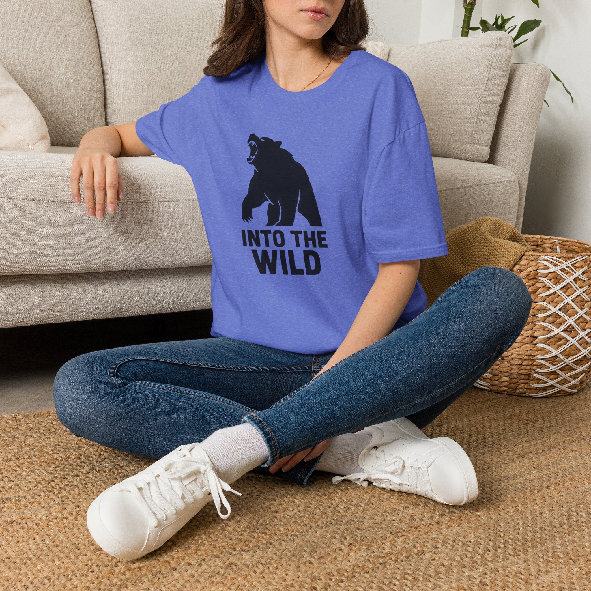 Bear silhouette with text T-Shirt