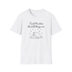 Cursive Chalkboard Writing T-Shirt